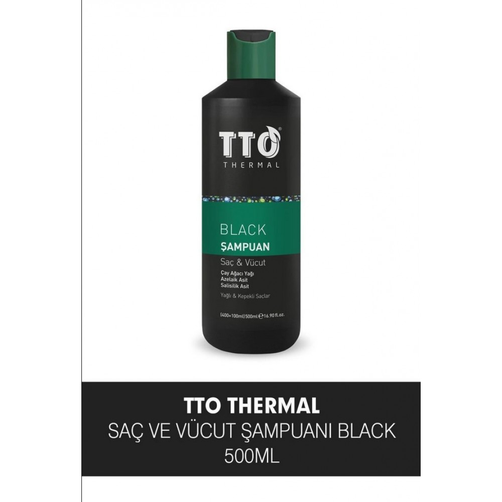 TTO Thermal Black Şampuan 400 + 100 ml