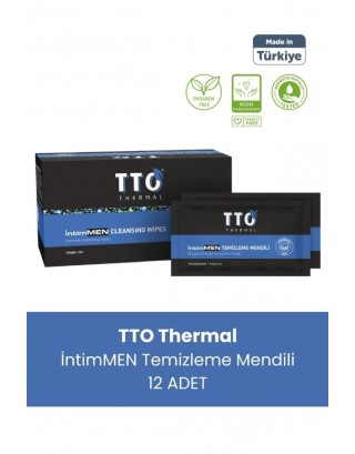 TTO THERMAL İntiMEN TEMİZLEME MENDİLİ 12 ADET