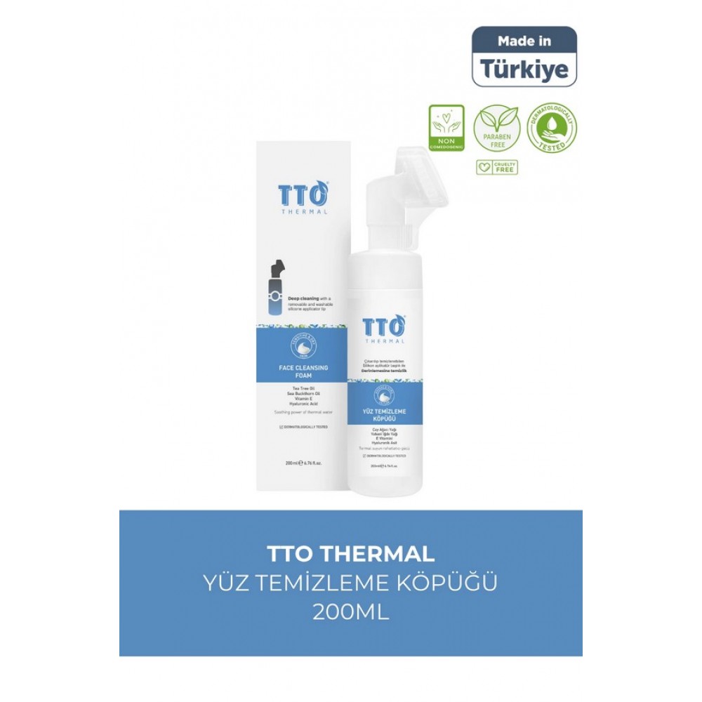 TTO Yüz Temizleme Köpüğü Aplikatörlü 200 ml